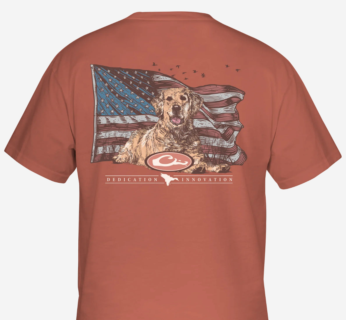 Drake Americana Yellow Lab Tee SS