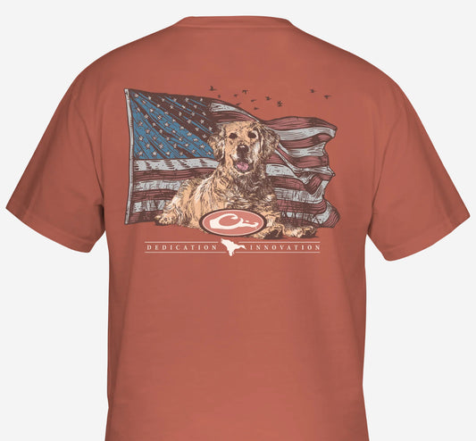 Drake Americana Yellow Lab Tee SS