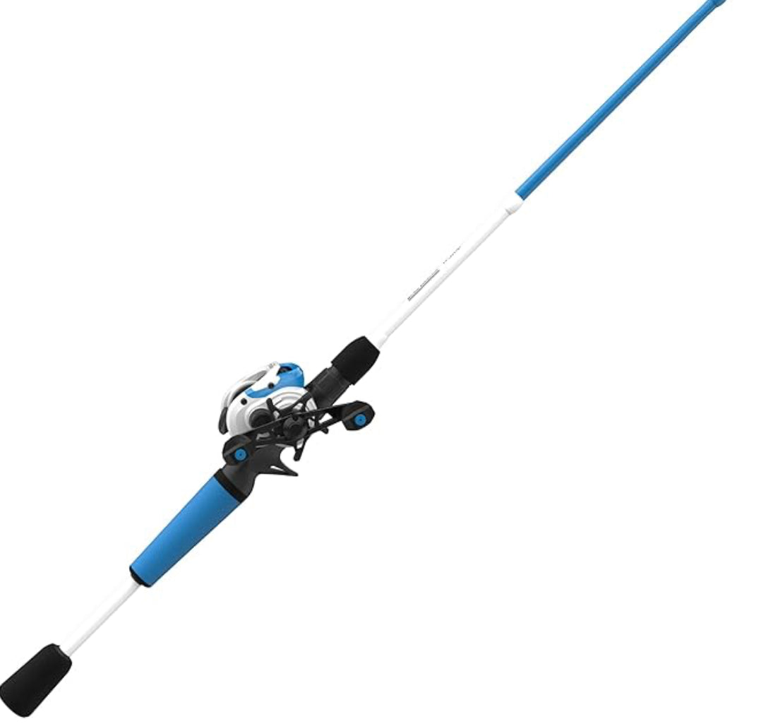 Zebco ROAMBL100662MH.NS3 Right Hand Blue Baitcast Combo 12#