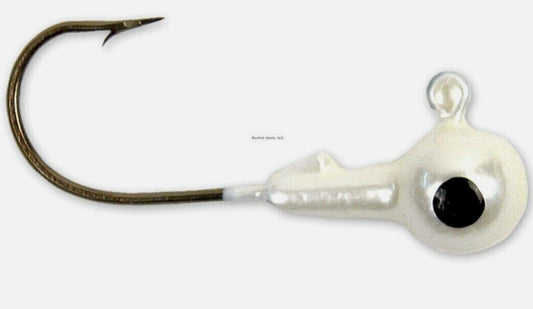 JIG HEAD 1/8OZ white  10PK-1/8OZ Sea-HJH18-1
