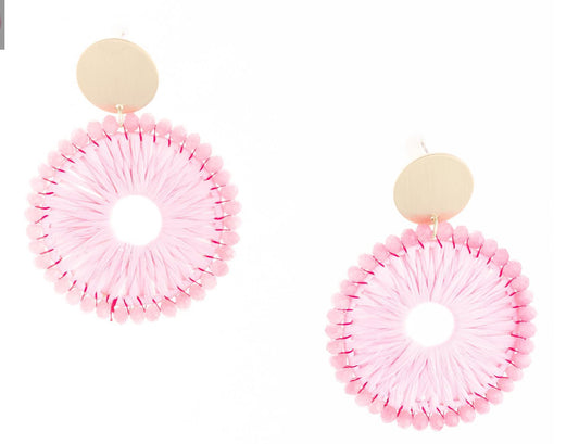 Michelle McDowell Shea Earrings Blush/Pink 61985