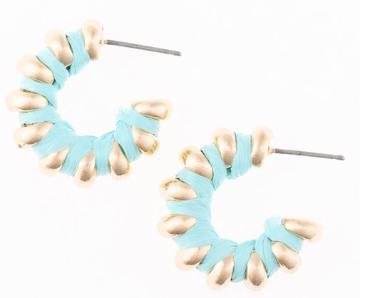 Michelle McDowell Tara Earrings Aqua 62090