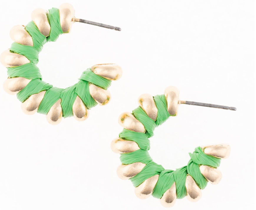 Michelle McDowell Tara Earrings Green 62093