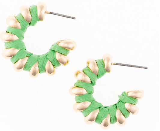 Michelle McDowell Tara Earrings Green 62093