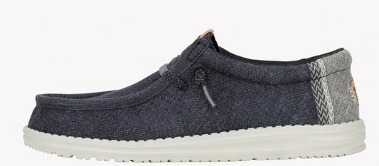 Hey Dude Wally Jute Black/Granite Gray