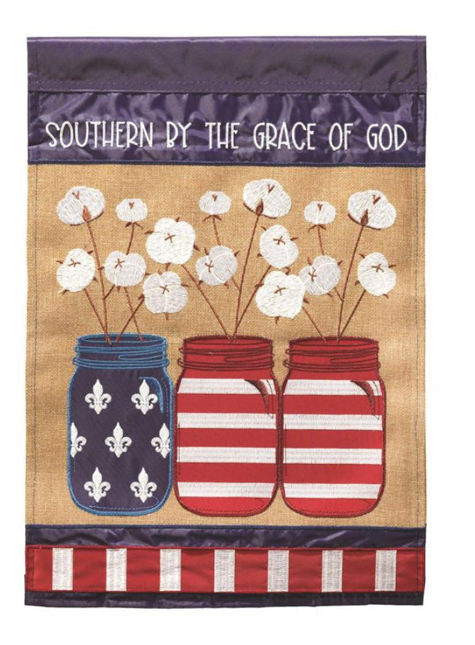 Magnolia Garden Large Flag Southern BY The Grace of God M001792. 29x42