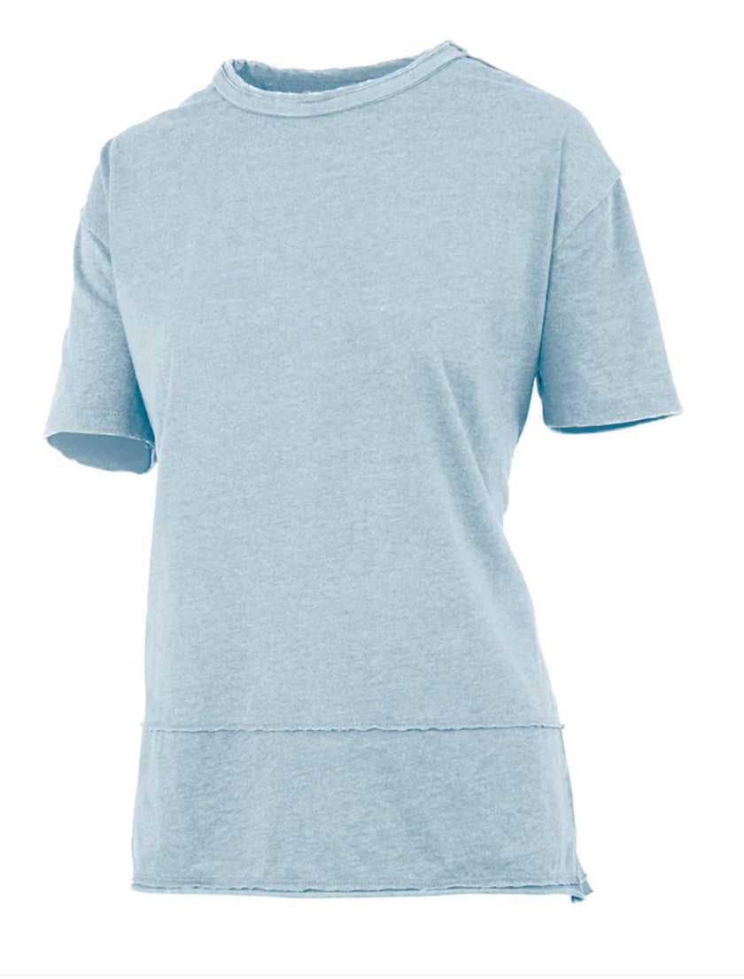 Southern Fried Cotton Jolene Tee - Chambray