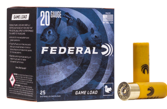 Federal 20Ga 2-3/4 Game Shot-2-3/4" : 6