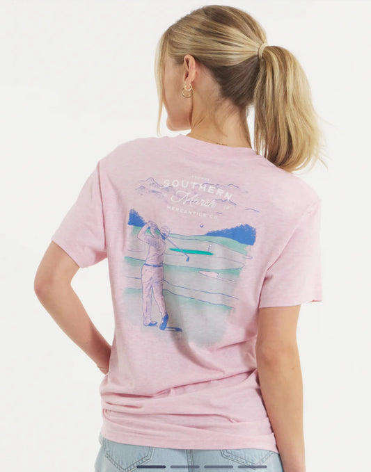 Southern Marsh Pin High Tee Pink AAGS