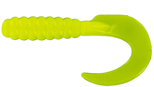 Got-Cha H2CT50-10 Curltail Grub 2”  Chartreuse