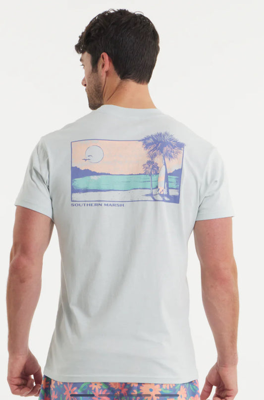 Southern Marsh Endless Summer Tee AFLA Mist Blue