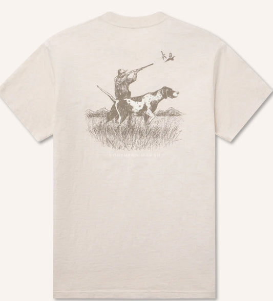 Southern Marsh Pointer Uplander Tee Washed Pebble APUT