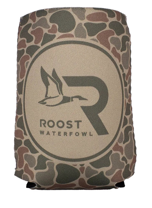 Roost Camo Circle Logo Can Cooler (R-RW-162)
