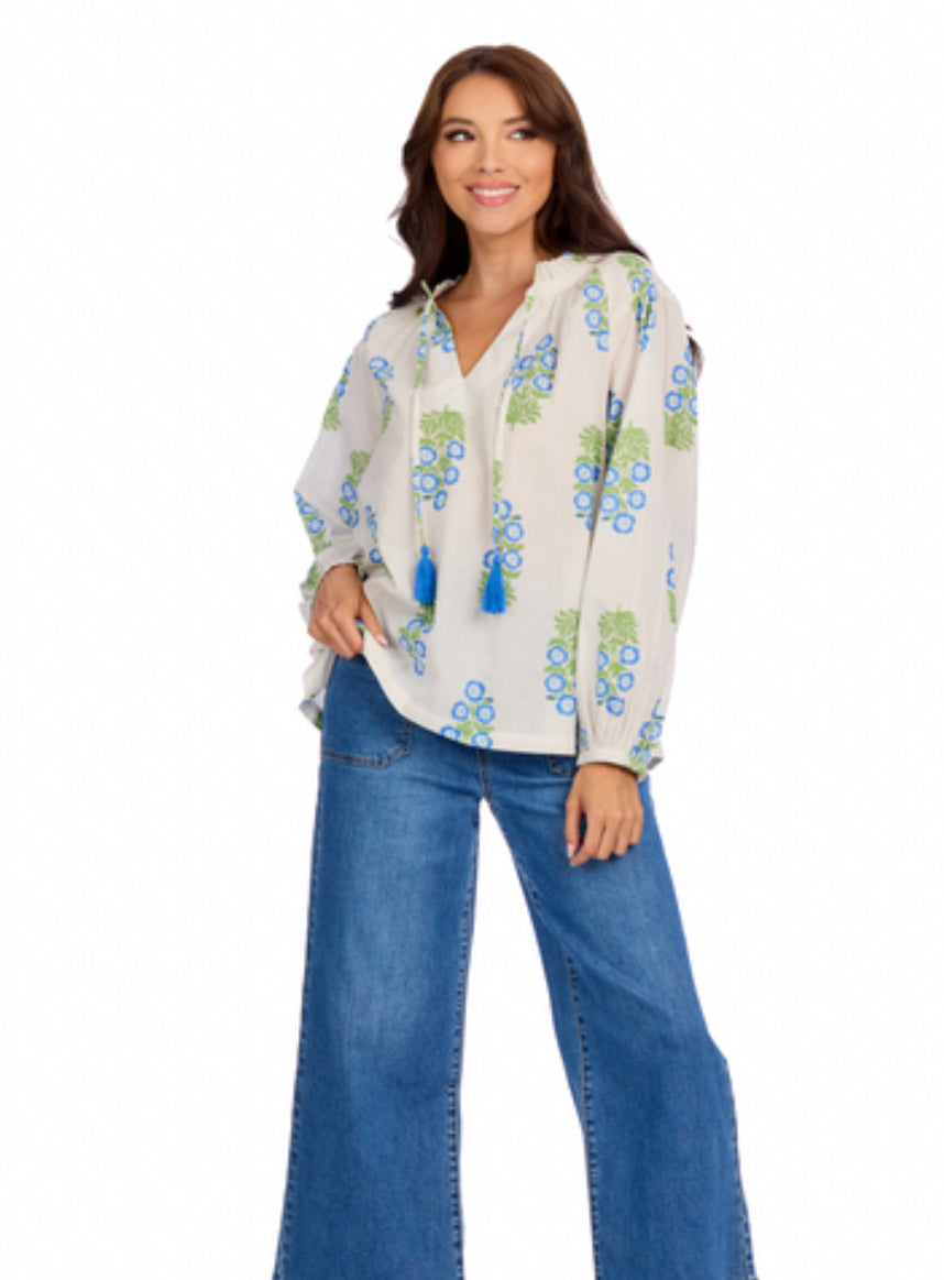 Mud Pie Jenaleigh Top Blouse 85100209BL
