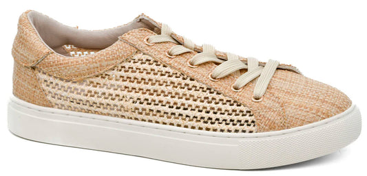 CORKY'S KEEP SCROLLING LACE UP SNEAKERS  Natural