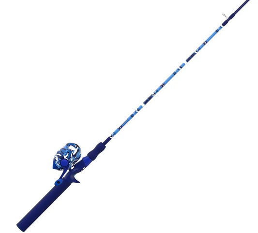 Zebco Splash Tidepool Blue Medium Spincast Combo