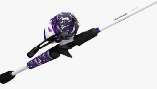 Zebco Roam Prism Purple Spincast Combo