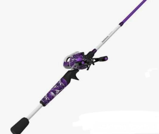 Zebco Roam Prism Purple Heavy Baitcast Combo