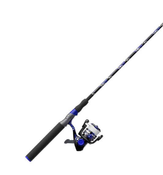 Zebco Splash Blue/ Black Spinning Combo
