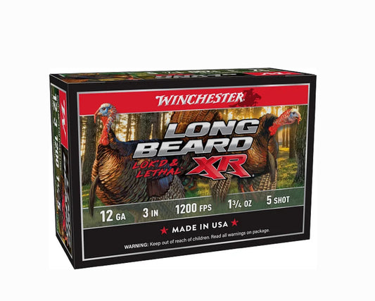 WINCHESTER LONG BEARD XR SHOT-LOK LEAD 12 GAUGE 3" 1.75-5