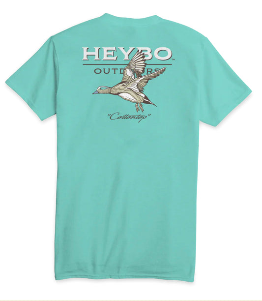 Heybo S/S Tee Cottontop-lagoon  HEY1764