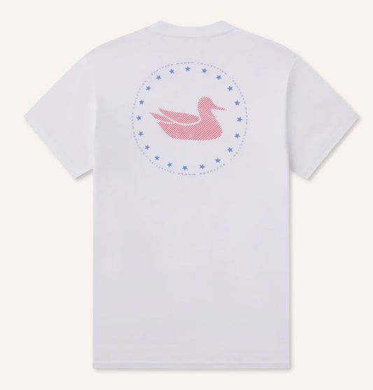 Southern Marsh S/S Tee Grand Ole Duck Tee White AD76