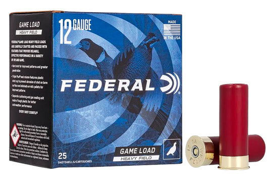 Federal H1254 Game-Shok Heavy Field 12Gauge 2.75" 1 1/4oz 4Shot 25 Per Box