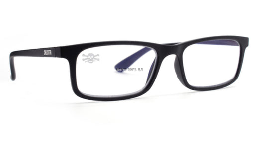 Calcutta 43722-2 Cabo Blue Light Reader Glasses matte black frame 2.0 diopter