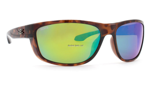 Calcutta CT1GMTORT Cross Tortoise Framer Green Mirror Lens