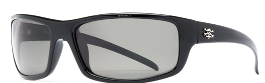 Calcutta MD1G Meads Sunglasses Shiny Black/Gray 64mm Lens