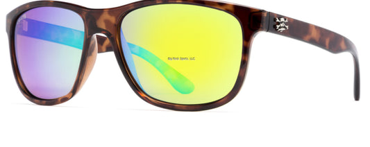 Calcutta MY1GMTORT Maya Sunglasses Tort/ Green Mirror 58mm Lens