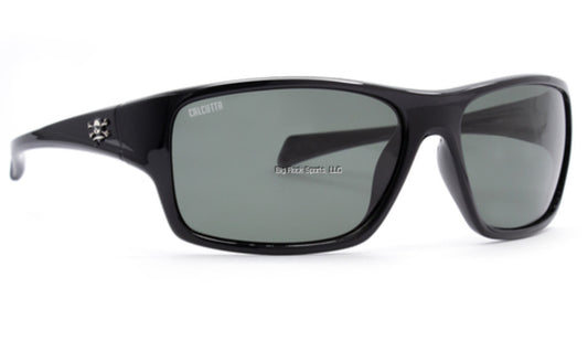 Calcutta CH1G Chesapeake Polarized Sunglasses Shiny Black Frame/Gray Lens