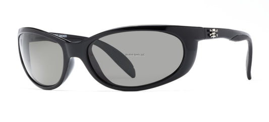 Calcutta NK1G Nantucket Sunglasses Shiny Black/Gray 60mm Lens