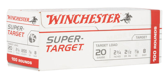 Winchester Ammo TRGT208VP Super-Target 20Gauge 2.75" 7/8oz 8Shot