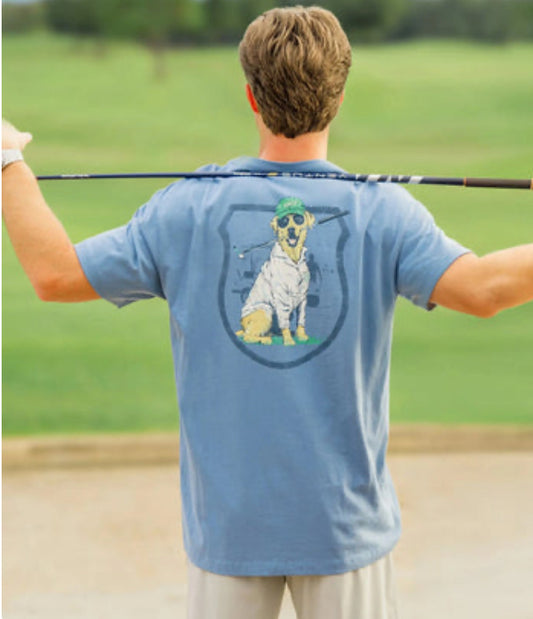 Southern Shirt Who's Your Caddy Tee - Nautical Blue 1T303-1670