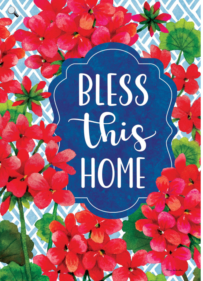 Custom Decor Bless This Home 5603 Small Flag