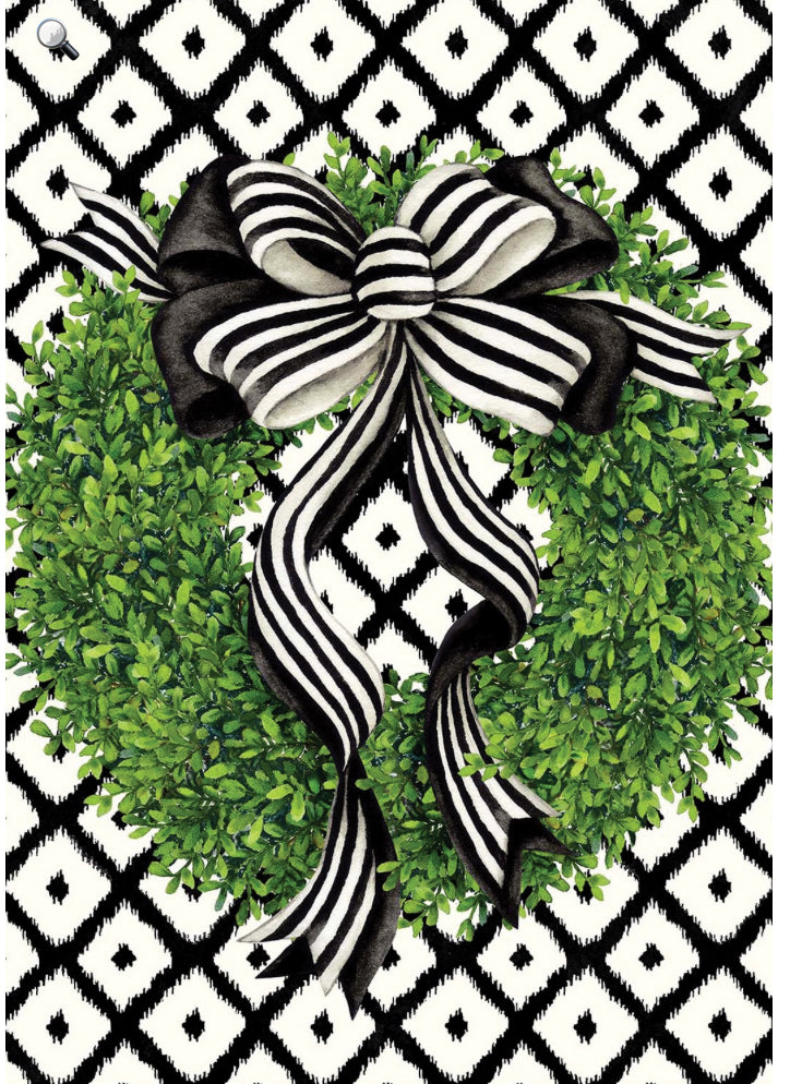 Custom  Decor Sophisticated Stripe-Flag Large Flag 5686