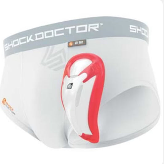 SHOCK DOCTOR CORE BRIEF W/BIOFLEX CUP BOY'S