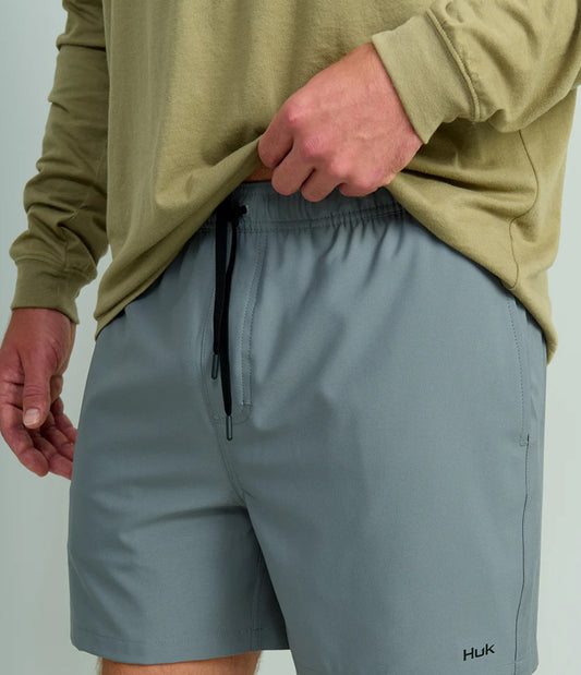 HUK PURSUIT VOLLEY SWIM SHORTS GRAY H200184016S