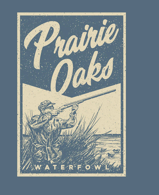 Prairie Oaks The Old Waterfowler Blue Shadow S/S Tee POW1038