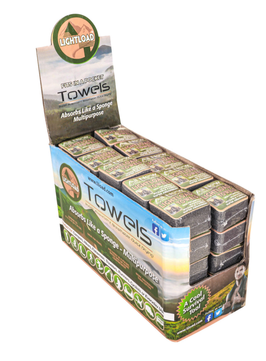 Lightload Towels X Strong Quick Dry Superabsorbent Box of 50 12x12 In. .2oz