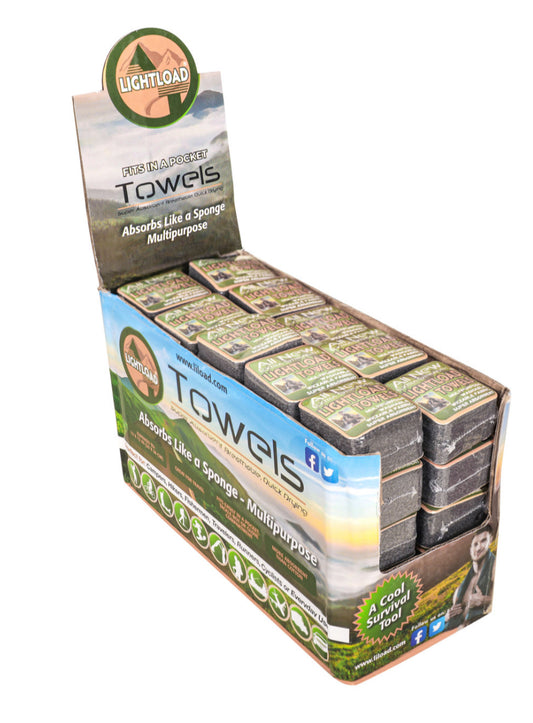 Lightload Towels X Strong Quick Dry Superabsorbent Box of 50 12x12 In. .2oz