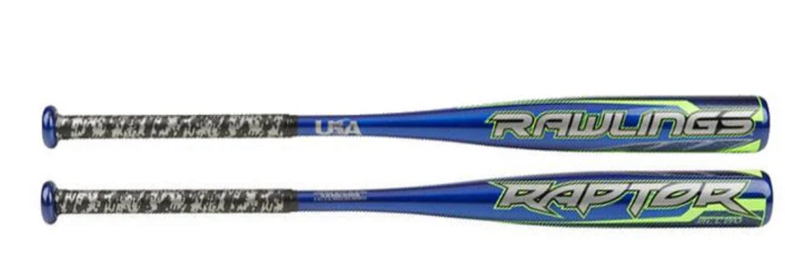 RAWLINGS RAPTOR USA -10 BASEBALL BAT 2 ¼”: US2R10 26/16