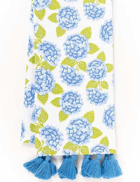 Mary Square Tea Towel Hydrangea