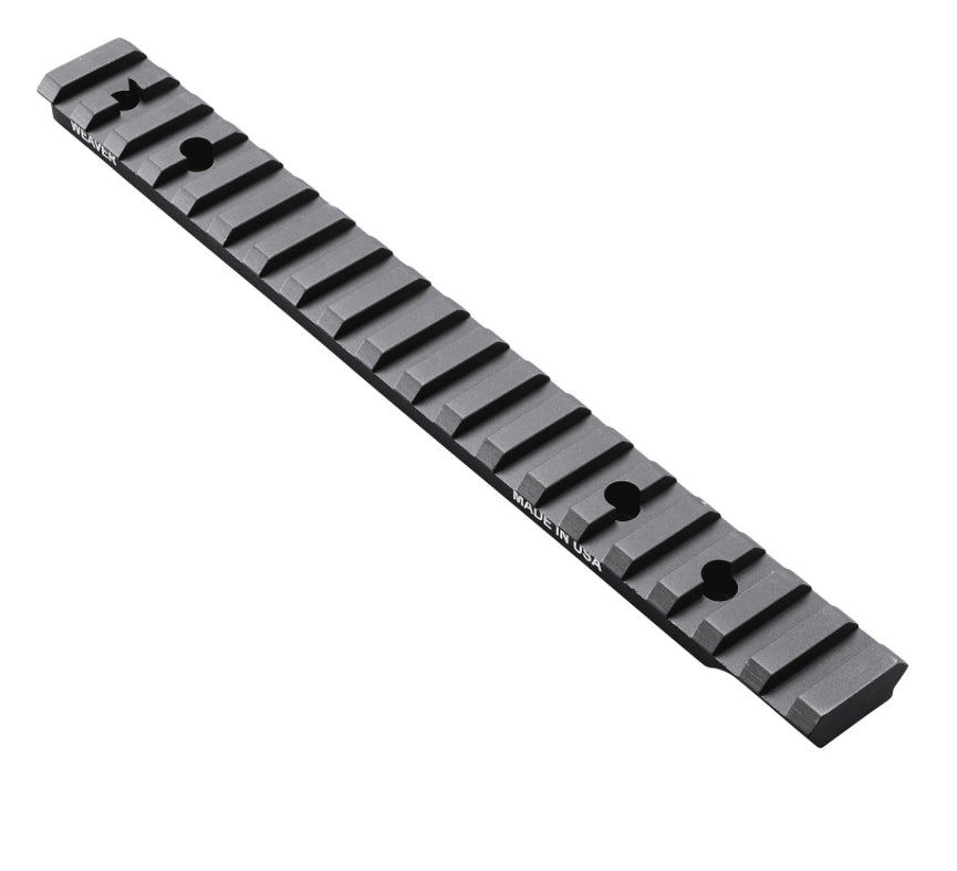 Weaver Mounts 99487 Multi-Slot Base Extended Black Anodized Aluminum Fits Savage Axis