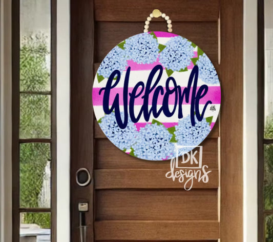 DK Hydrangea "Welcome" Large Hanger
