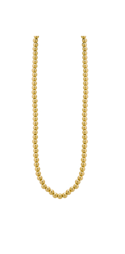 Alex Carol 5MM H20 Gold Ball Necklace 15.5”
