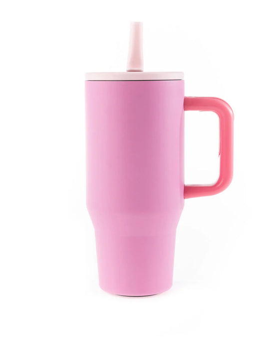 Mary Square 30oz Colorblock To-Go Tumbler | Pink