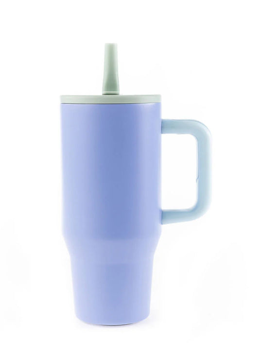 Mary Square 30oz Colorblock To-Go Tumbler | Periwinkle