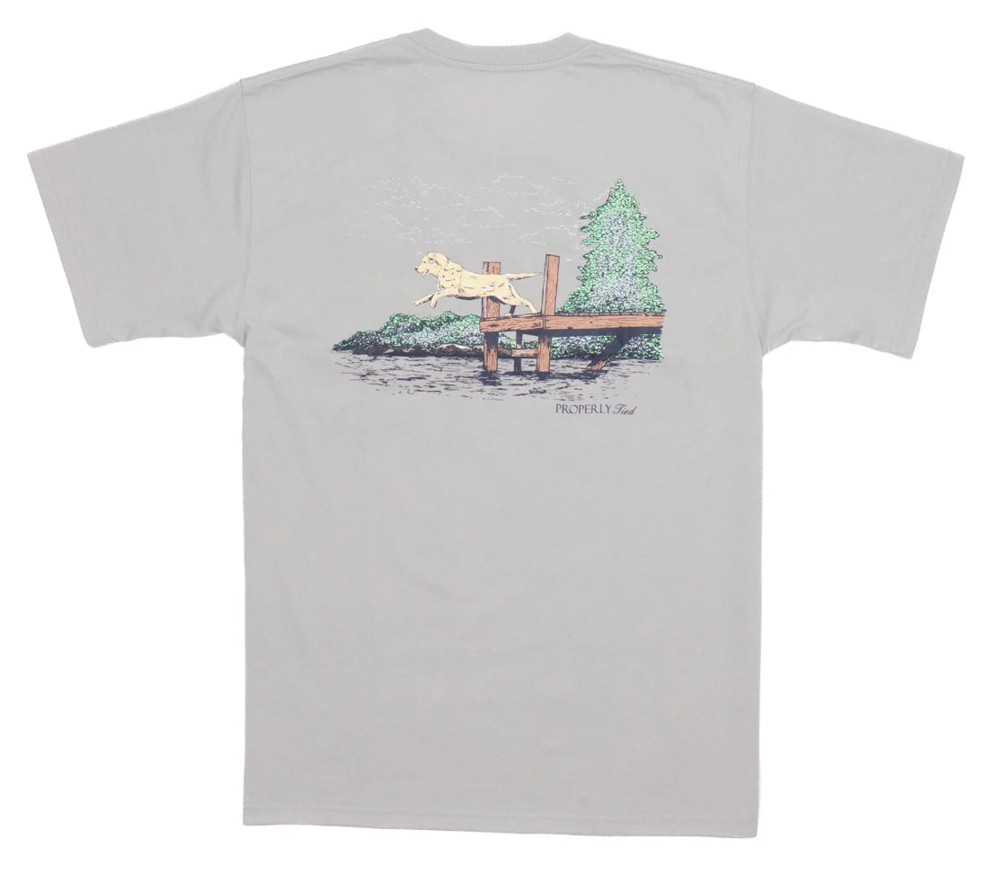 Properly Tied Dock Diving SS Ice Grey